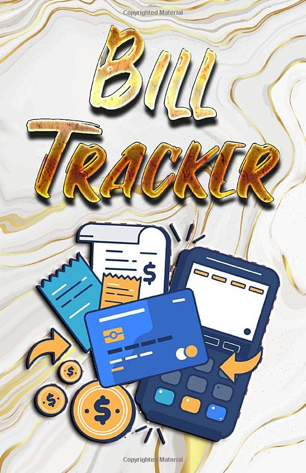 Bill Tracker A Monthly Bill Payment Tracker book , small pocket size for Expense Checklist