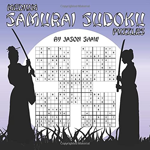Medium Samurai Sudoku Puzzles 100 Overlapping Sudoku Puzzles with 5