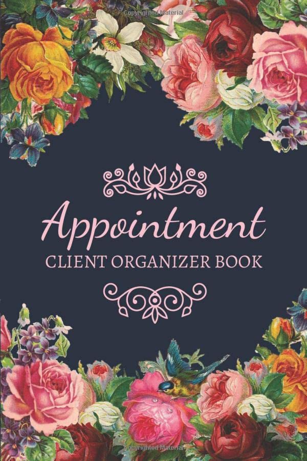 Appointment Client Organizer Book Daily And Hourly Schedule With 15