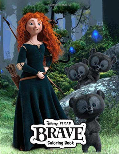 Brave Coloring Book: A Perfect Gift For Kids And Adults. Great Quality