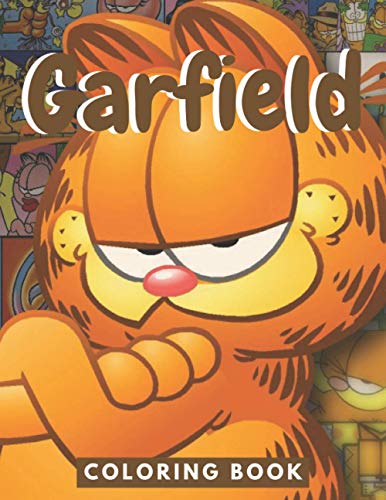 Garfield Coloring Book: JUMBO Coloring Book For Kids | Ages 2-13 ...