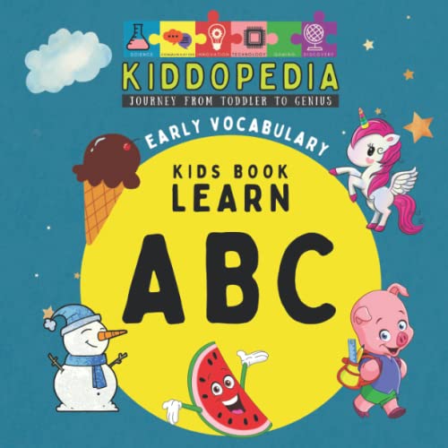ABC Learning Book with Big Pictures for Kids and toddlers High Quality