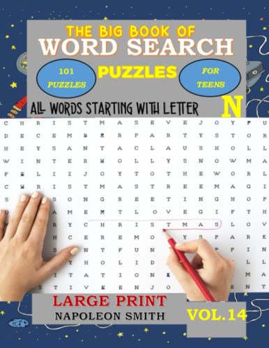 WORD SEARCH PUZZLES: 101 large print wordsearch puzzles for teenagers ...