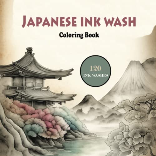 Japanese Ink Wash Coloring Book 120 Washes by Bug N Tot Goodreads