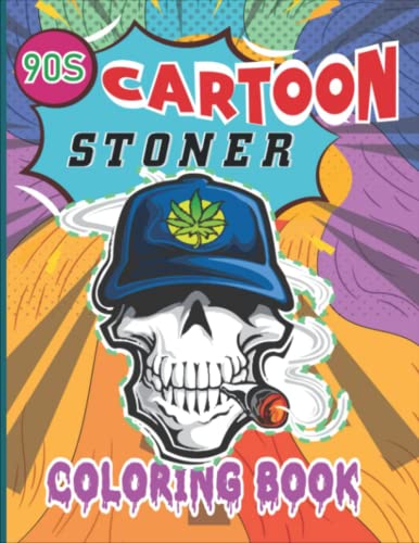 90 39 s Cartoon Stoner Coloring Book - 132126826 