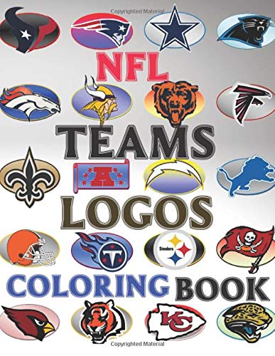 NFL TEAMS LOGOS coloring book: National Football League Colouring Pages