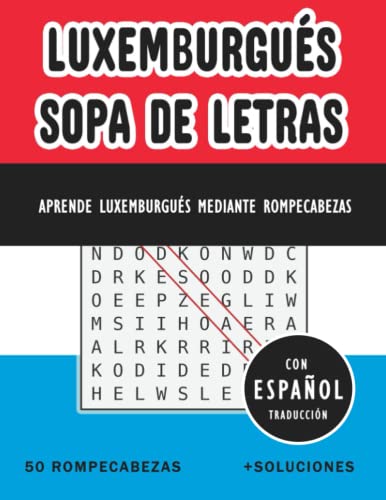 Aprende Luxemburgués con sopa de letras aprende palabras en