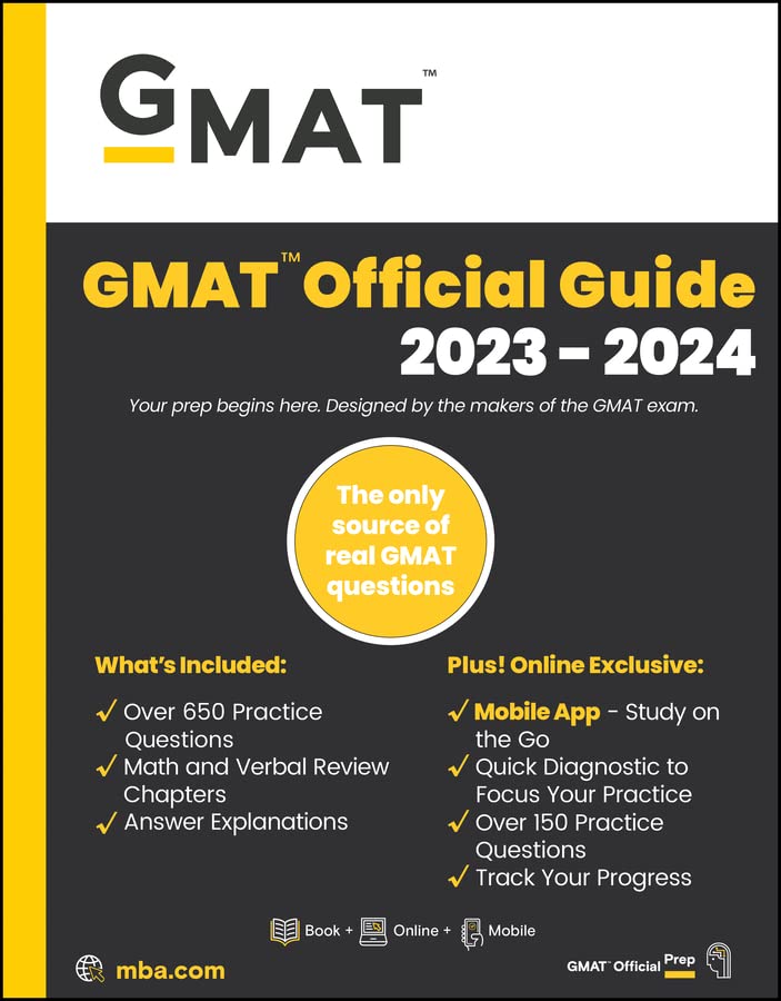 GMAT Official Guide 2023-2024, Focus Edition: Includes Book