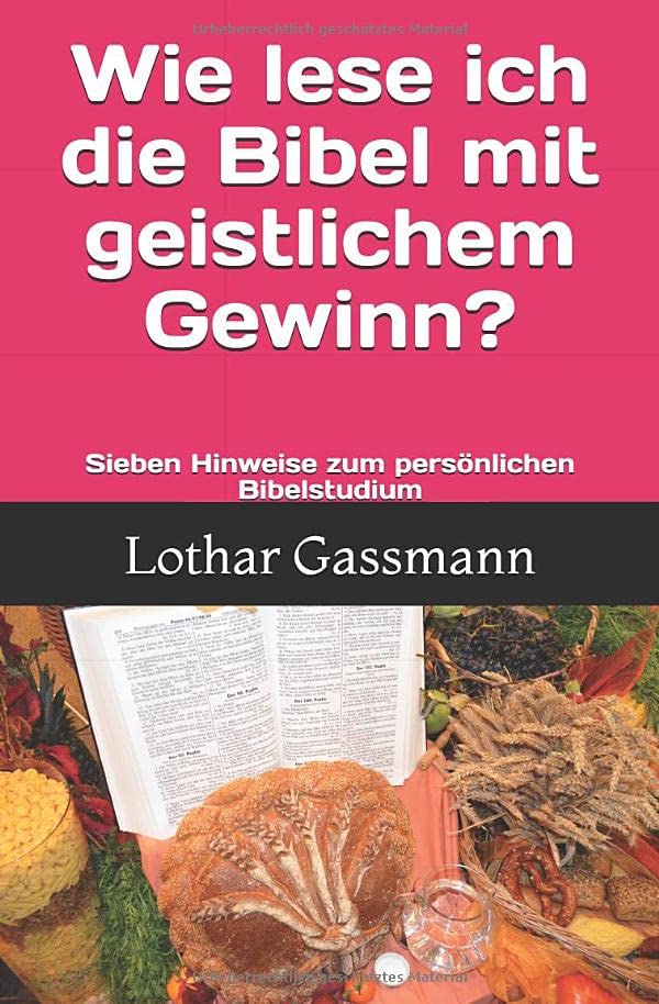Wie lese ich die Bibel mit geistlichem Gewinn? Sieben Hinweise zum persönlichen Bibelstudium by
