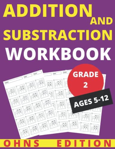 Addition and Substraction Problem Worksheet: Math Workbook Grade 2, 106 ...