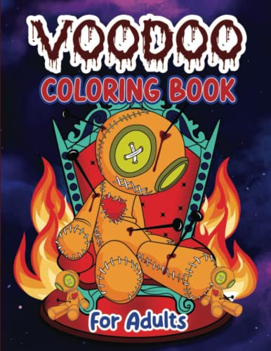 Voodoo Coloring Book For Adults: 40 Verities Coloring Pages in Voodoo ...