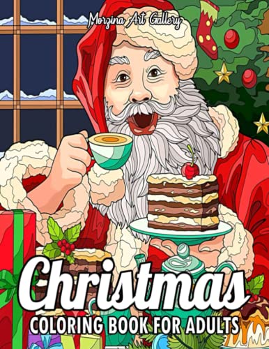 Christmas Adults Coloring Book: Coloring Book For Adults Featuring Beautiful Christmas Ornaments