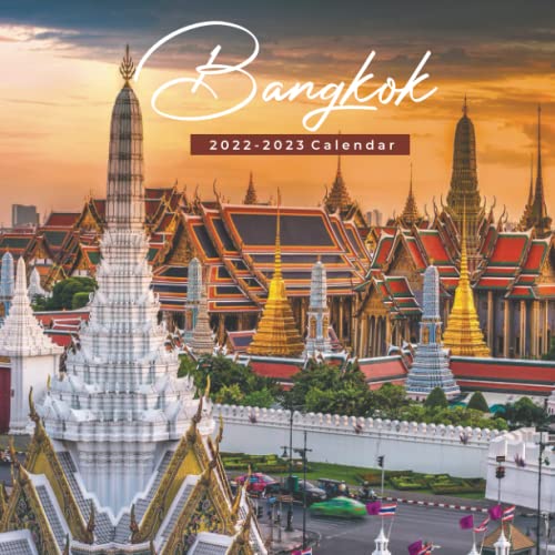 Bangkok Calendar 2022 2023 8.5" x 8.5" Mini Calendar from January 2022