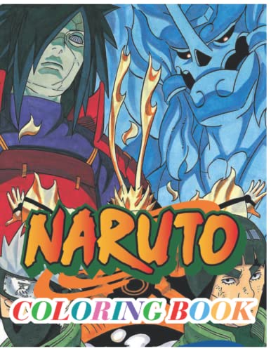 Náruto Coloring Book: 120+ Coloring Pages The Colouring Books for Kids ...