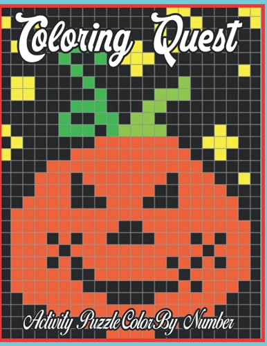 Color Quest Activity Puzzle Color By Number: Pixel Quest Color By