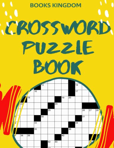 Crossword Puzzle Book Brain Activities: Large-print Medium-level ...