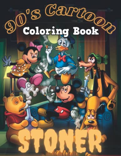 90 39 s Cartoon Stoner Coloring Book - 121323379 