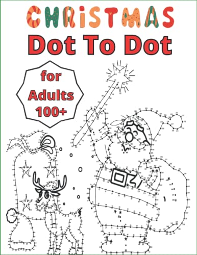 Christmas Dot to Dot for Adults: Large Print Hard Extreme Christmas Dot ...