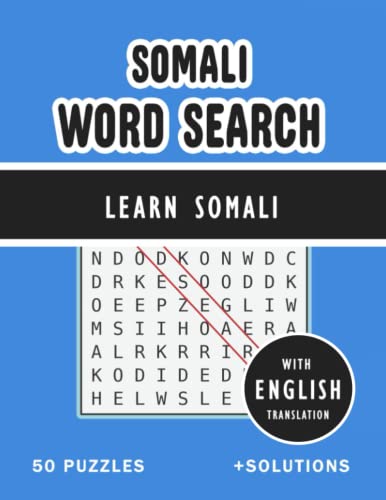 Learn Somali With Word Search Puzzles Learn Somali Words Learn Somali 