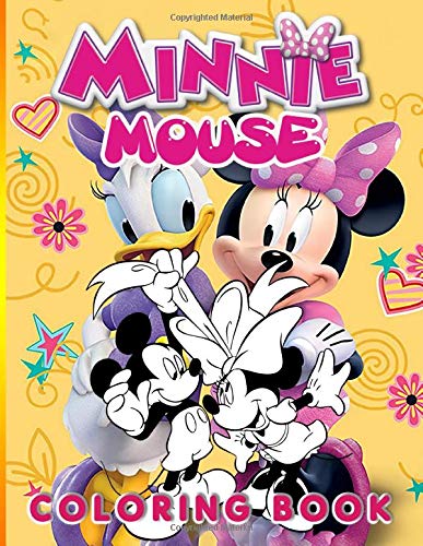Minnie Mouse Coloring Book: Minnie Mouse Perfect Gift Adult Coloring ...