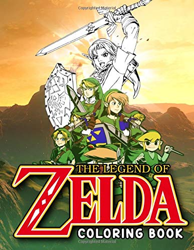 Legend Of Zelda Coloring Book: Legend Of Zelda Creative Coloring Books ...