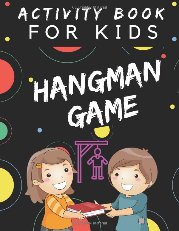 Hangman Game For Kids Activity Book Hangman Puzzles For Smart, Bright