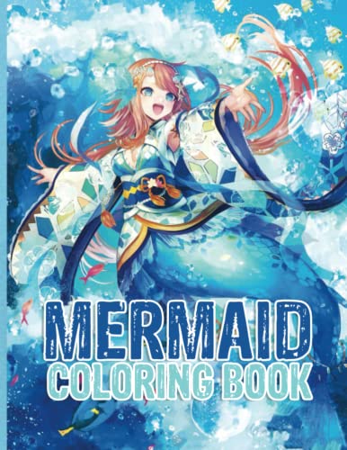 Mermaids Coloring Book: Creative Haven Magnificent Mermaids Coloring ...