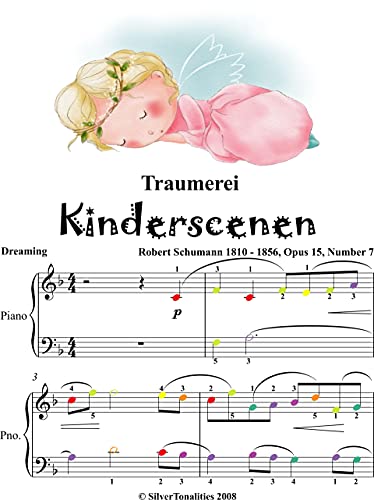 Traumerei Kinderscenen Opus 15 Number 7 Easy Piano Sheet Music with ...