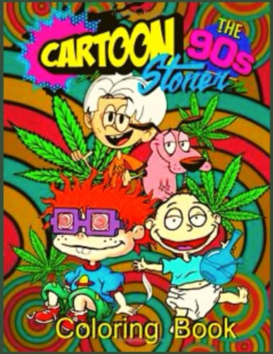 90's Cartoon Stoner Coloring Book: 90's Cartoon Stoner coloring book