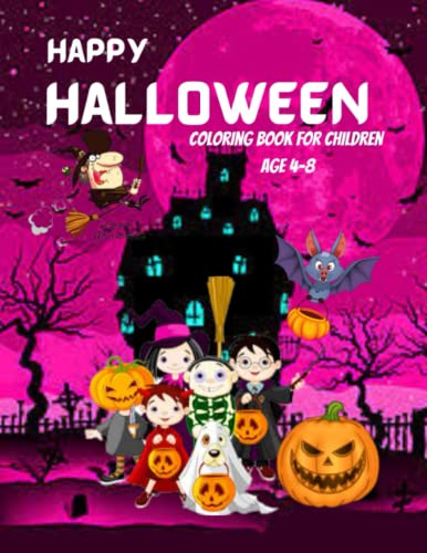 HALLOWEEN SMART CHILDREN'S COLORING BOOK: Super Cute, Simple, Giant 50 ...