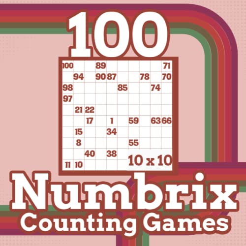 100 Numbrix Easy Counting Numbers Game Book 3 Sharpen Your Brain With