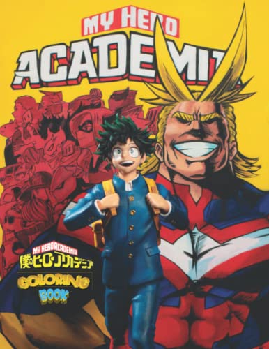 My Hero Ăcademia Coloring Book: A Flawless Coloring Book And Great Gift ...