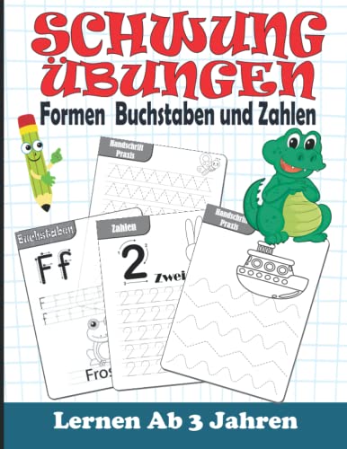 Schwungübungen Formen Buchstaben und Zahlen Lernen Ab 3 Jahren