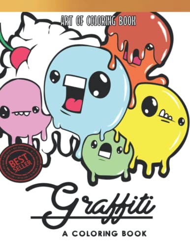Graffiti Coloring Book: A Graffiti Coloring Book For Adults and Kids