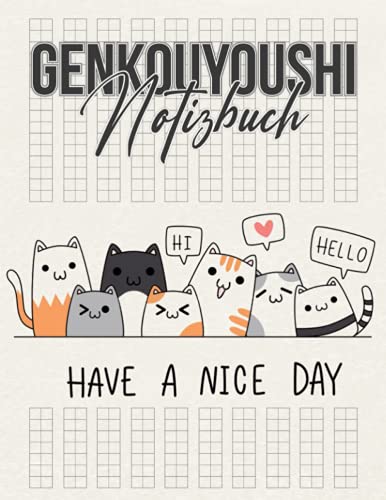 Genkouyoushi Notizbuch: Kawaii Katze Startseite von Japanisches ...