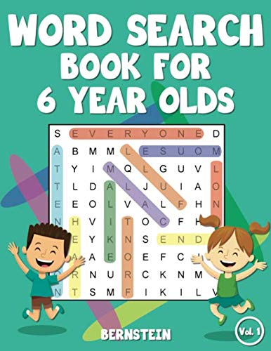 Word Search Book for 6 Year Olds: 200 Word Search Puzzles for Kids Age
