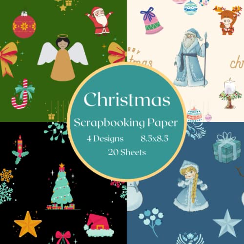Christmas Scrapbook Paper Pad Christmas Themed Craft Paper Pad