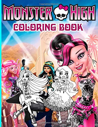 Monster High Coloring Book: Monster High Crayola Coloring Books For ...