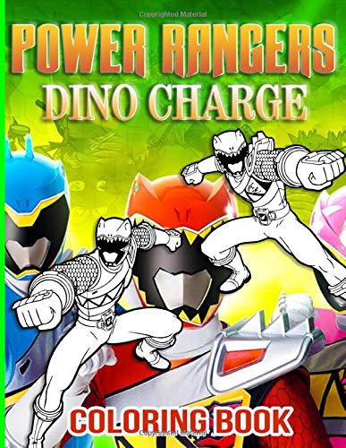 Power Rangers Dino Charge Coloring Book: Great Adult Coloring Books For ...