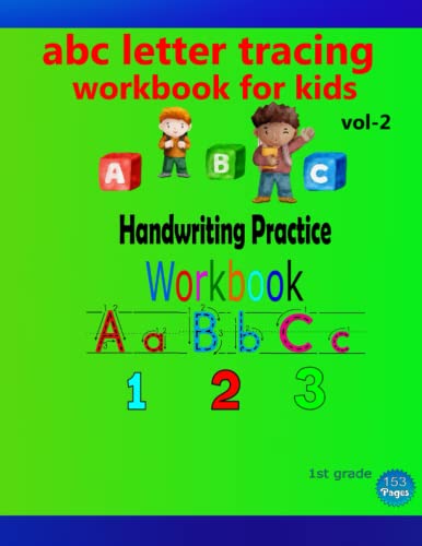 abc letter tracing workbook for kids: Learning to write tracing