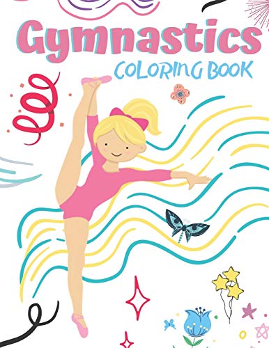 gymnastics coloring book: A Wonderful gymnastics coloring book for ...