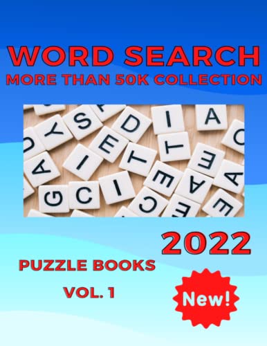2022 Word Search Large Print Puzzle Books for Teens or Adults: 80 ...