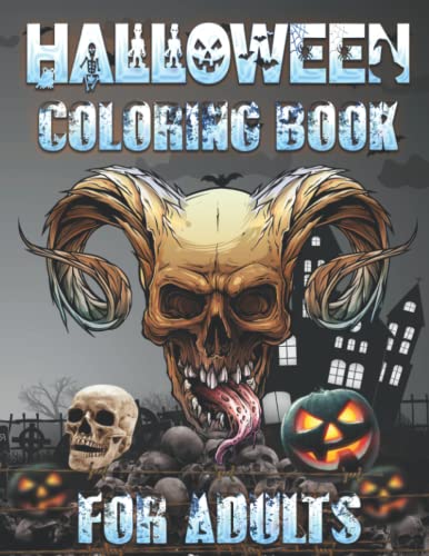 Halloween Coloring Book for Adult: Halloween Colouring Pages with ...