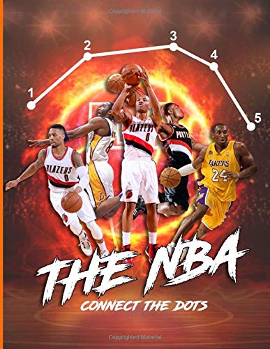 Nba Connect The Dots: Nba Premium Adult Activity Dot To Dot Coloring ...