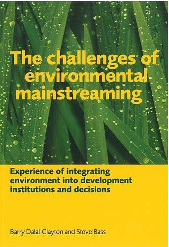 The Challenges Of Environmental Mainstreaming Experience Of