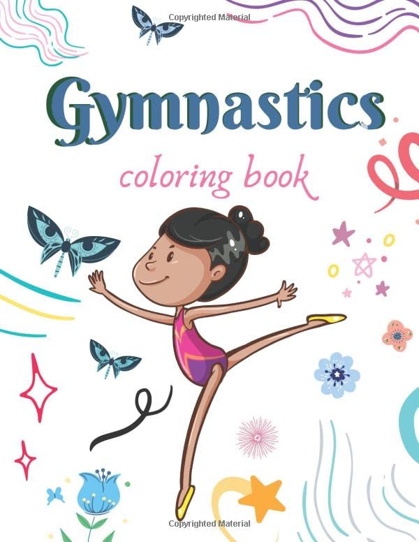 gymnastics coloring book: A wonderful coloring book gymnastics for ...