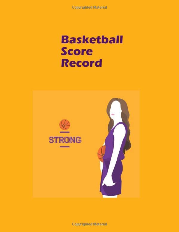 Basketball Score Record Game Book Keeper Fouls Scoring Free Throws