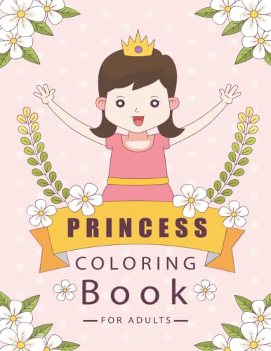 Princess Coloring Book: Princess and castles Coloring Book for adults