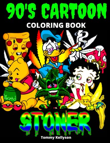 90 39 s Cartoon Stoner Coloring Book - 122058846 