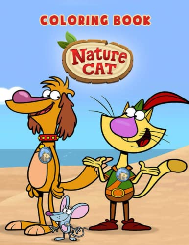 Nature Cat Coloring Book: Great Coloring Book For Kids, Son And ...